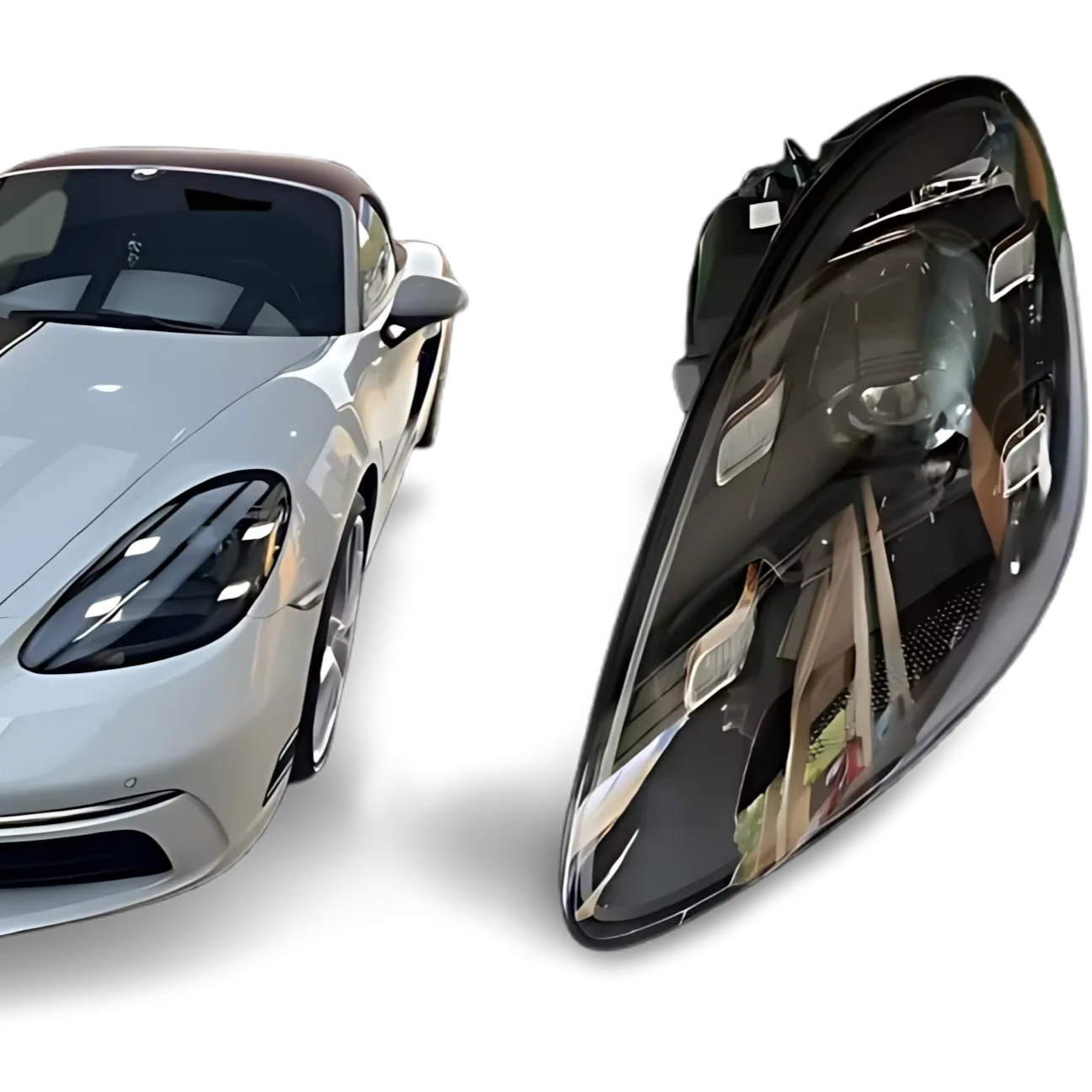 

2016-2023 Cayman Boxster 982 High Brightness Matrix LED Headlights 12v Voltage Applicable