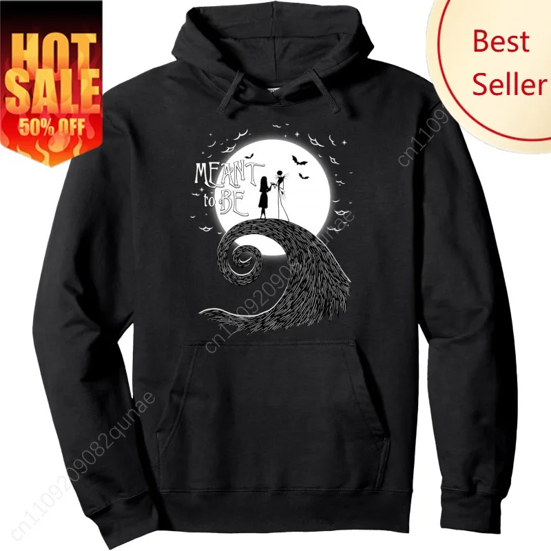 Disney El Pesadilla Antes de Navidad Jack y Sally Sudadera con capucha