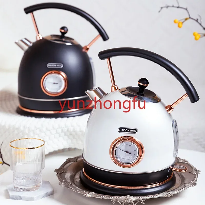 

220V-240V 1.8L 1800W 304 Stainless Steel Electric Kettle with Water Temperature Control Meter Boiling Coffee Tea Pot