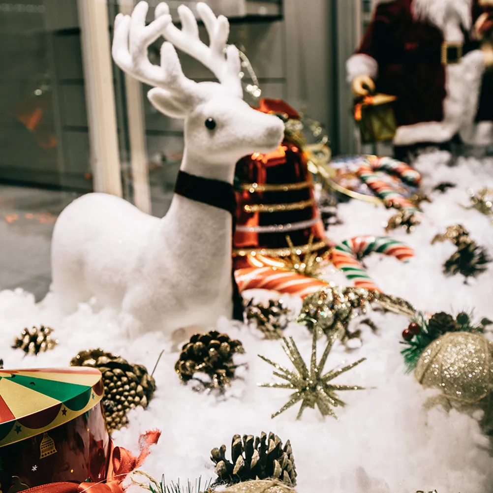 

Искусственный снежный коврик 100x200 см, легкий, для декора животных, рождественских украшений, поделок, праздничных вечеринок, имитация снега