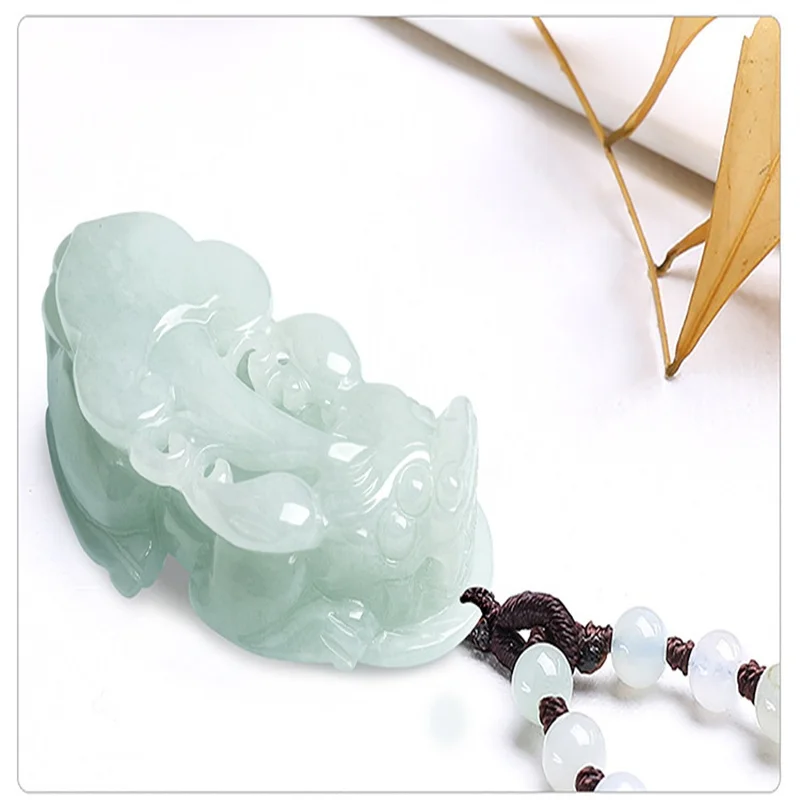 

Jiale/Natural Jade Hand-carved High-quality Lucky Pixiu Necklace Pendant Personalized Fashion Accessories Men Women Couple Gifts