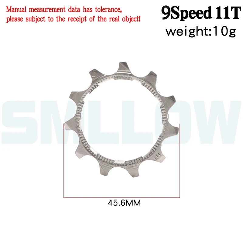 SMLLOW Cassette Bicycle Ratchet Cog 11 12 13 14 15 16  17 18 19 21 23 24 25 28 30 32T Sprocket 9Speed Pinion Bike 10v Cogset Sin