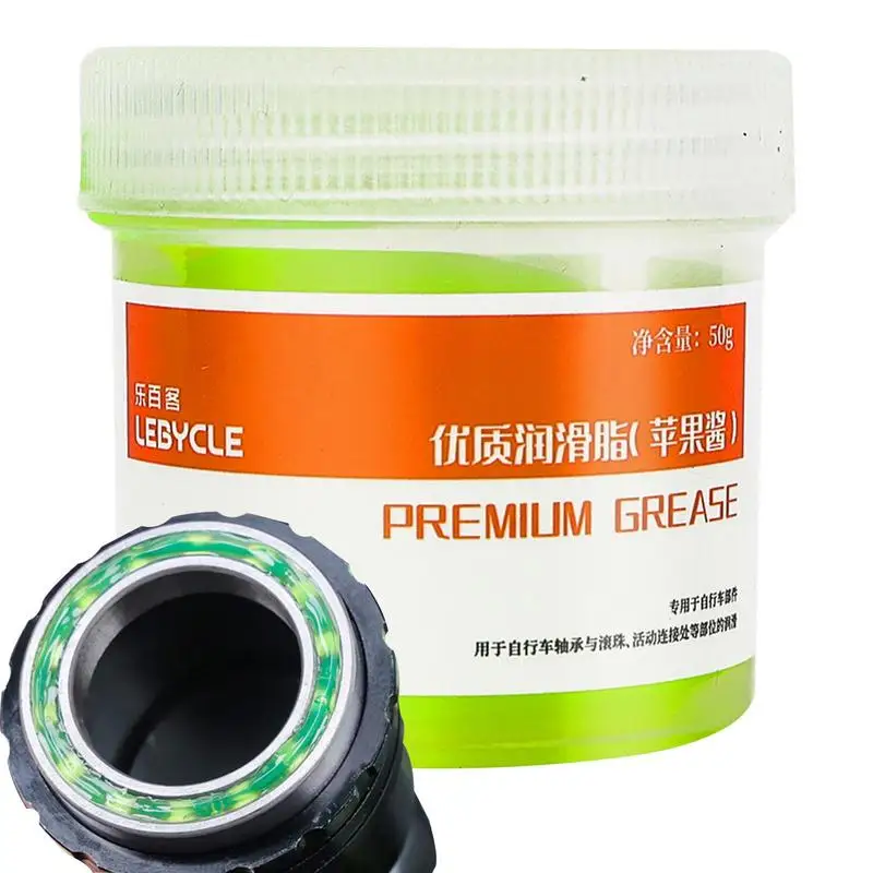 50g Bicycle Grease Green Applesauce Bearing Grease Hub Lubricants Oil Lubricant Lube Lipid Elements For Shimano Sram