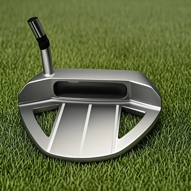 شعار مخصص للرجال مجموعة نادي الجولف لليد اليمنى واليسرى مع عمود من الفولاذ المقاوم للصدأ وقبضة مطاطية ورأس مضرب فارغ طحن باستخدام الحاسب الآلي