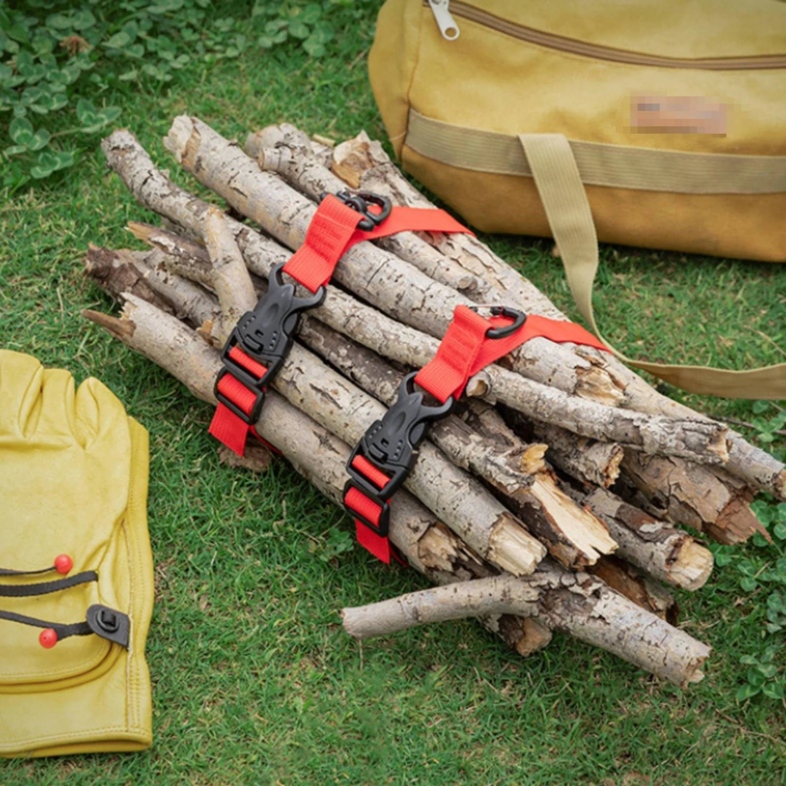 Triangular Fastening Strap Adjustable Strap with Triangle Hook Lightweight Multi-Purpose for Campers, Camping, Hiking