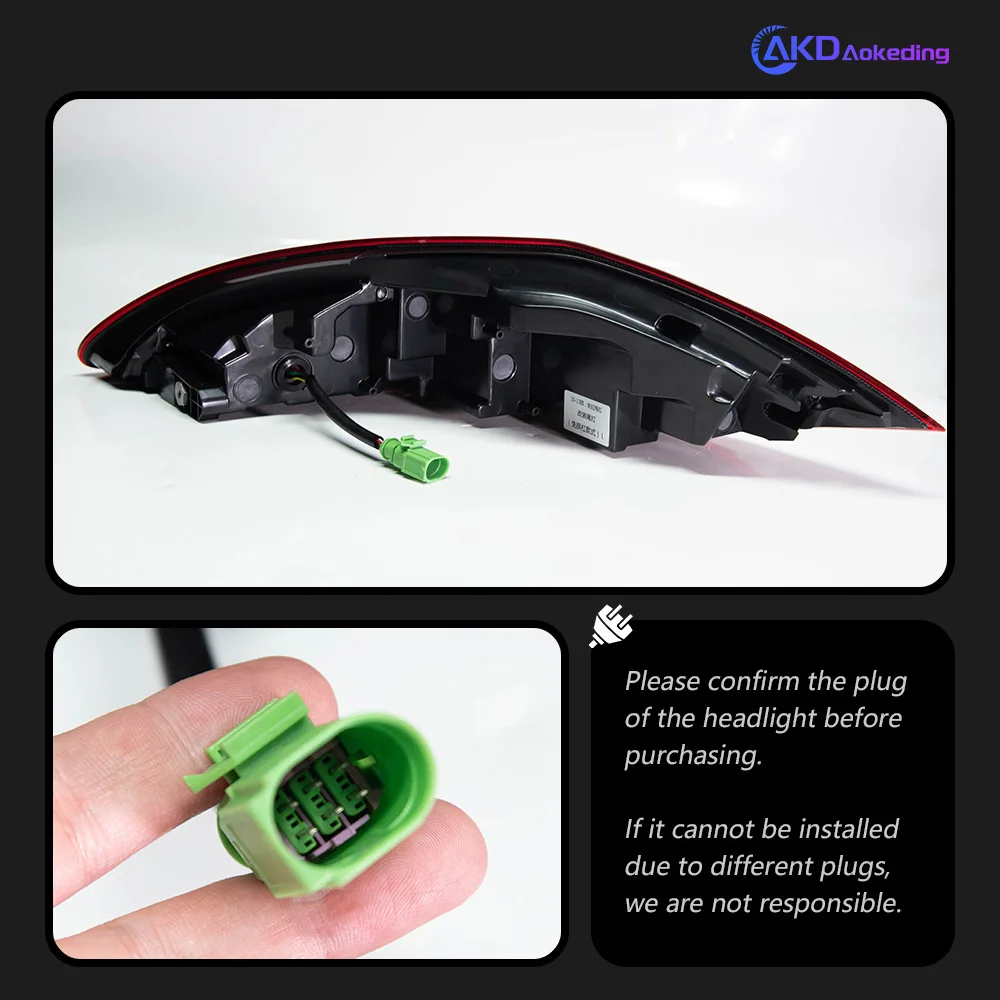 Car Lights for Porsche Panamera LED Tail Lamp 2010-2016 Tail Light Drl Rear Stop Brake Signal Automotive Accessories Popular