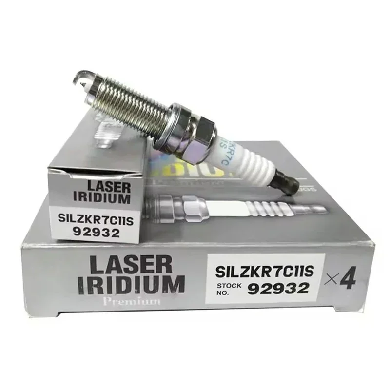 Vela de ignição de irídio 4 unidades 92932 SILZKR7C11S para Honda Civic FB1 FB2 FC5 Accord CR-V 1.6L 1.8L 2.0L R20A3 R18A1 R20Z9 Velas de carro