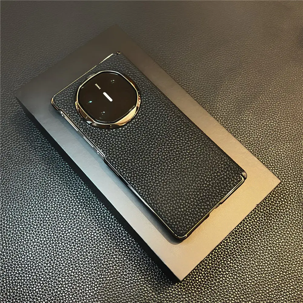 

Защитный чехол премиум-класса из натуральной яловой кожи с петлями для Huawei Mate X6 Business Cover