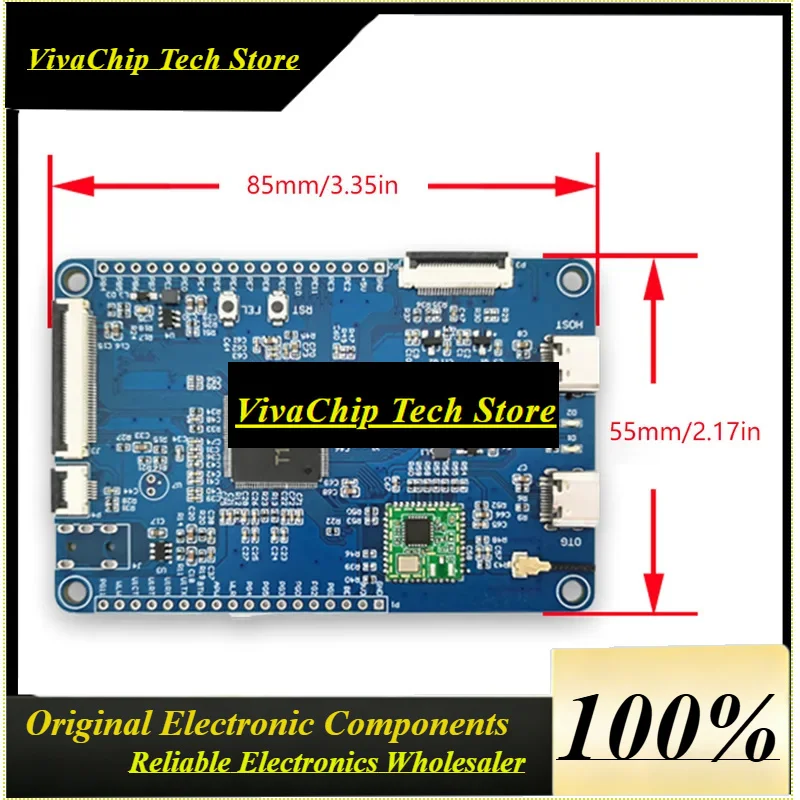 VivaCLC Allwinner T113 WiFi Display Arm-A7 Allwinner F133 D1s WiFi Development Board RISCV S V3s