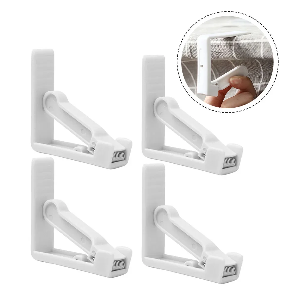 

4Pcs Plastic Tablecloth Clips Non-slip Securing Holder Tablecloth Clamp Holder Table Cover Clamps for Picnics