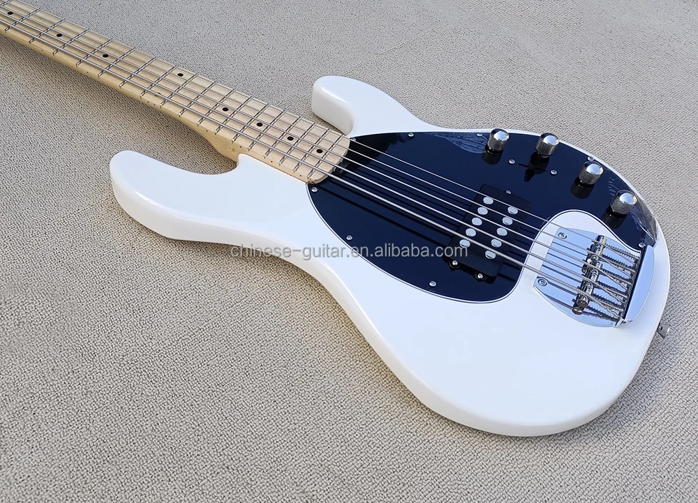 Flyoung 5 Strings White Electric Bass Guitar Musical instruments Bass Guitar Bajo Electrico