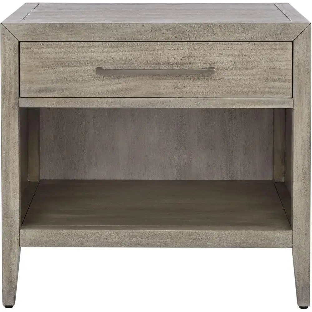 

Couture Home Collection la Light Grey 1-Der 1-Shel Wood Nightstand Table (ully Assembled)