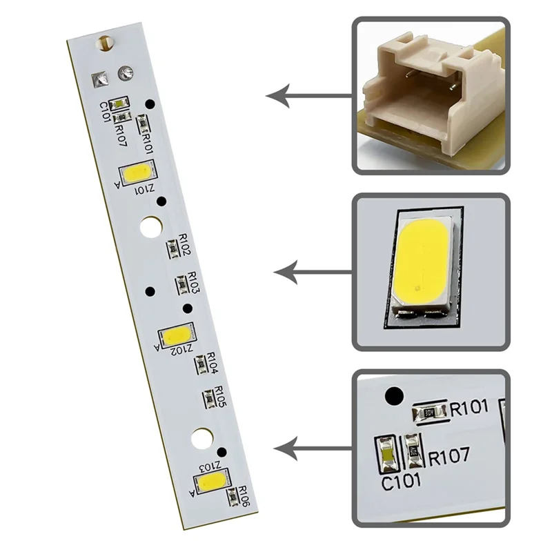 Placa de luz LED WR55X26671 PS 11767930   AP AP 6035586   Para substituição de geladeira GE 4468532   EAP 11767930   LED 3344588