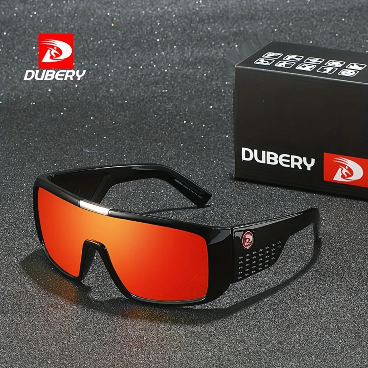 DUBERY Okulary przeciwsłoneczne z ochroną UV400 dla mężczyzn i kobiet, 9 kolorów, model 2030