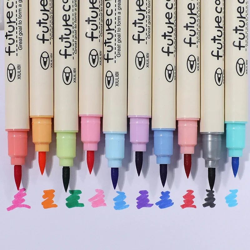 

10 Colors Marker Pens Graffiti Waterproof Paint Markers for Drawing Painting Color Pens School Supplies Art Accessories Gifts