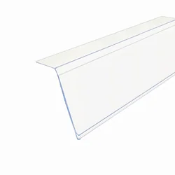 H4cm Plastic PVC Shelf Merchandise Data Strips Price Talker Sign Display Label Card Holder Adhesive Tape Supermarket Rack