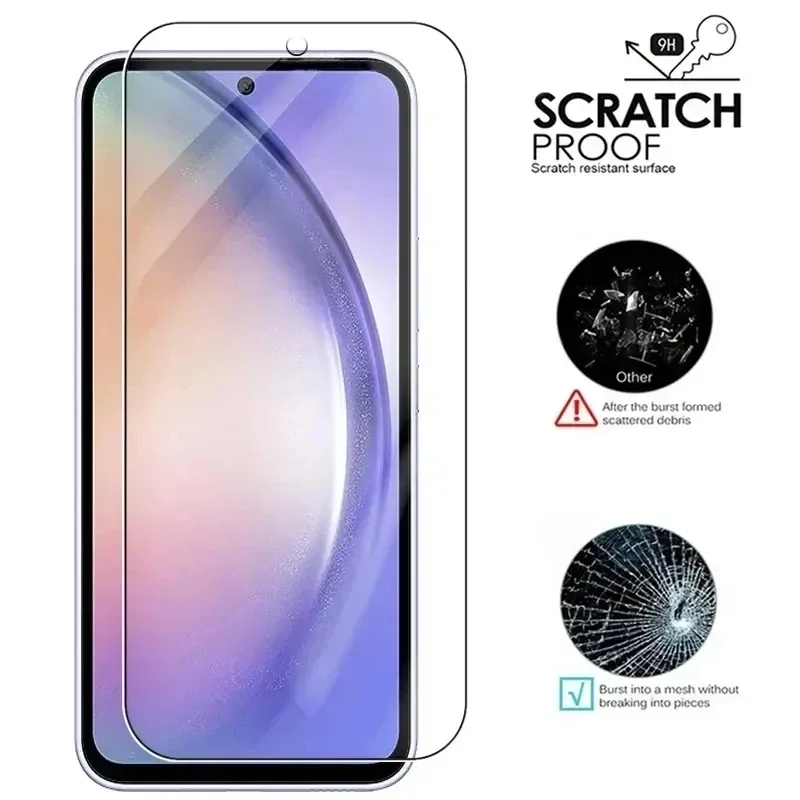 5 шт. закаленное стекло для Samsung Galaxy A53 A13 A54 A34 A14 A24 A52 A12 A33 A23 A32 A51 A52S A73 A72 A03 M12 M52 защита для экрана