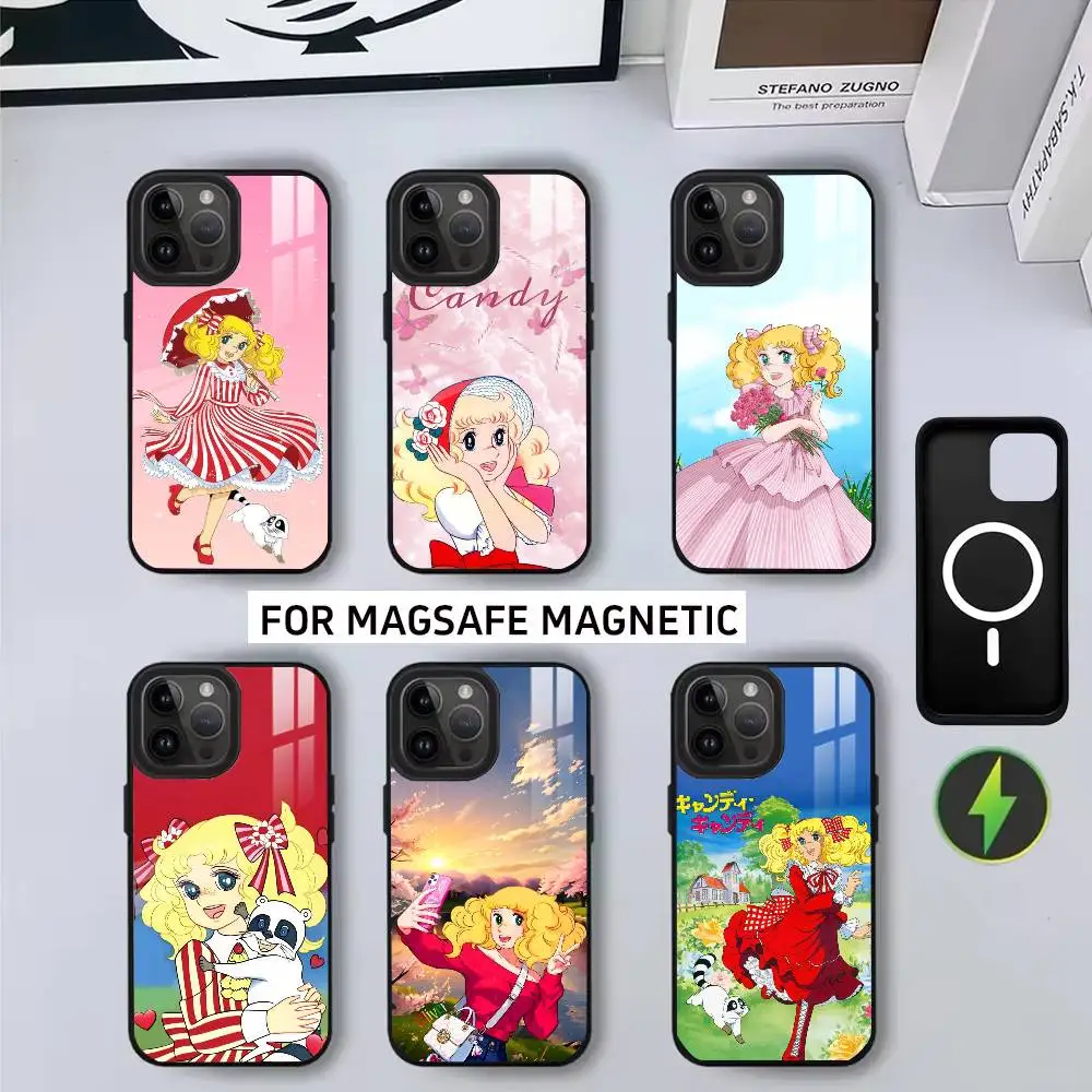 

Sweet C-Candy C-Candy CC-ES Phone Case For iPhone17,16,15,14,13,12,11 Plus,Pro Magnetic with Magsafe Wireless Charging