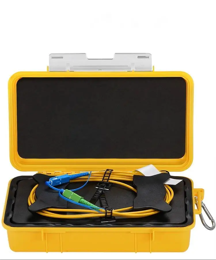 OTDR Launch Cable 0.1KM~2KM OTDR Dummy Fiber Optic Launch Cable Box FC SC LC ST