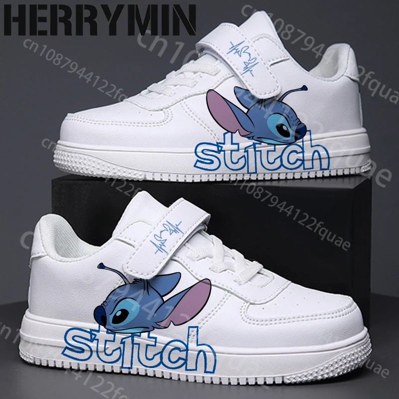 Stitch sapatos meninas meninos tênis para crianças estudante casual sapatos de basquete crianças tênis correndo moda sapatos esportivos presente