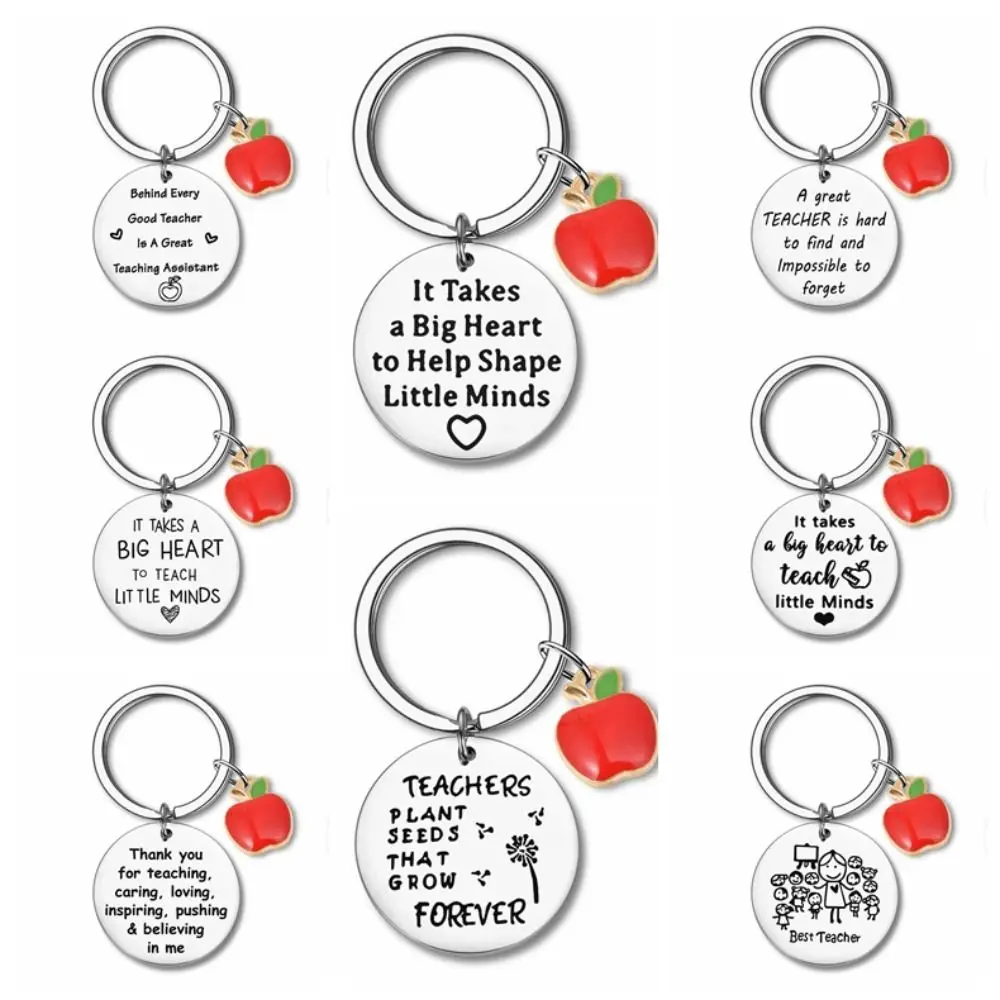 Thank You Teacher Thanks Key Chain Jewelry Pendant Teacher Keychain Luxury Happy Thanks Gift Keyring Thank You Gift