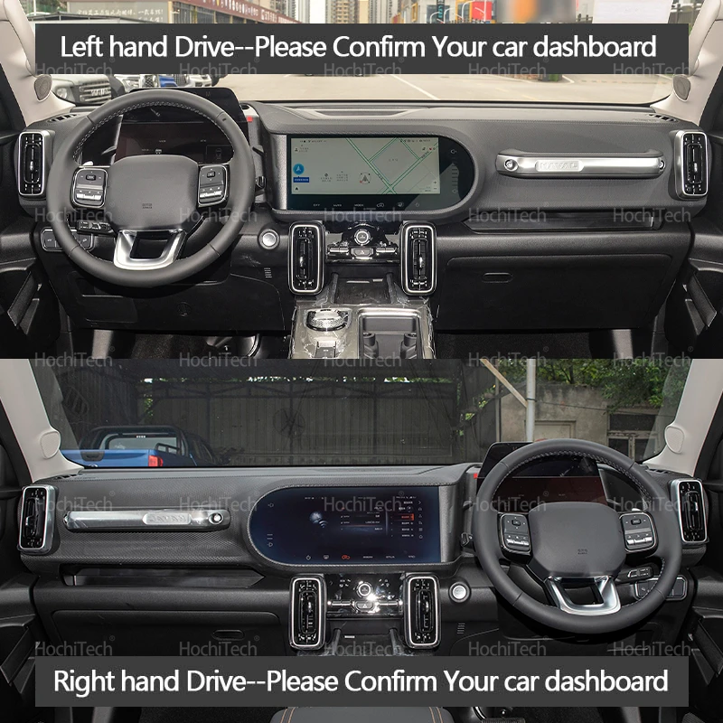 For Haval Dargo Big Dog H-Dog Dargo X H7 2021-2026 Car Black Suede Leather Dashboard Cover Dash Mat Carpet Cape Cushion Pad