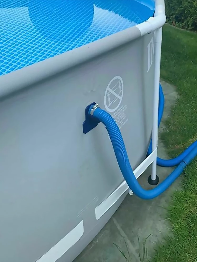 حامل تثبيت الأنابيب المخرج للخرطوم 30-38 مم لدعم التثبيت لحمام السباحة فوق الأرض من انتكس