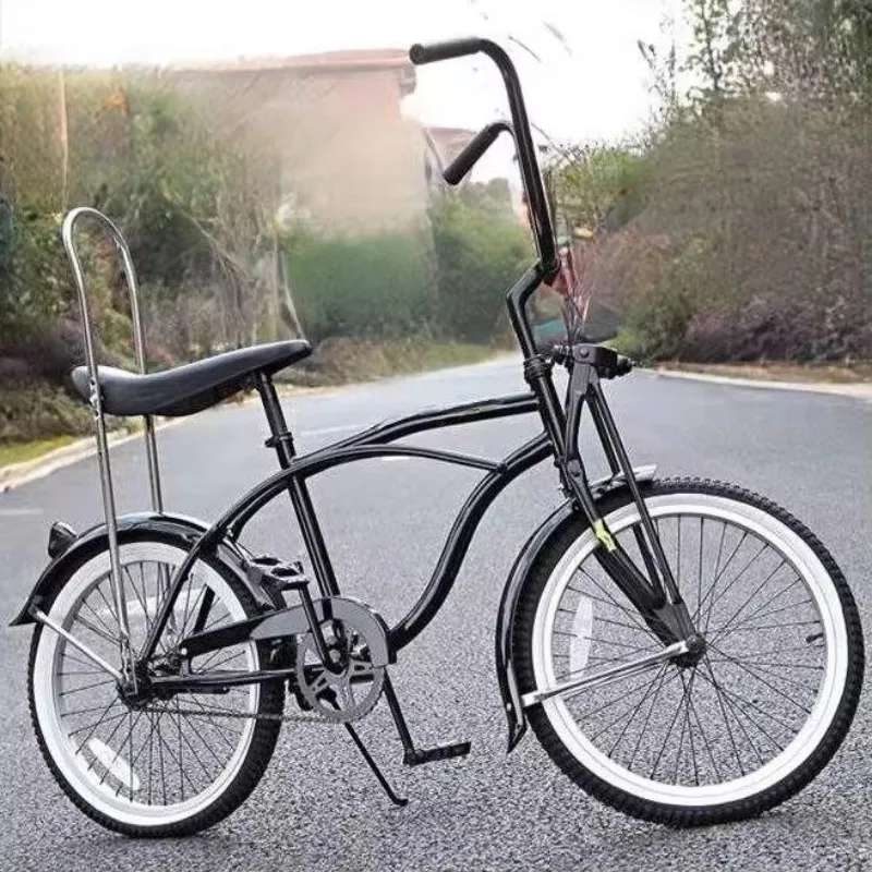 20 Inch Lowrider Bike Vintage Bike Adult British Unisex Sports Commuter Bike Beach Bicycles