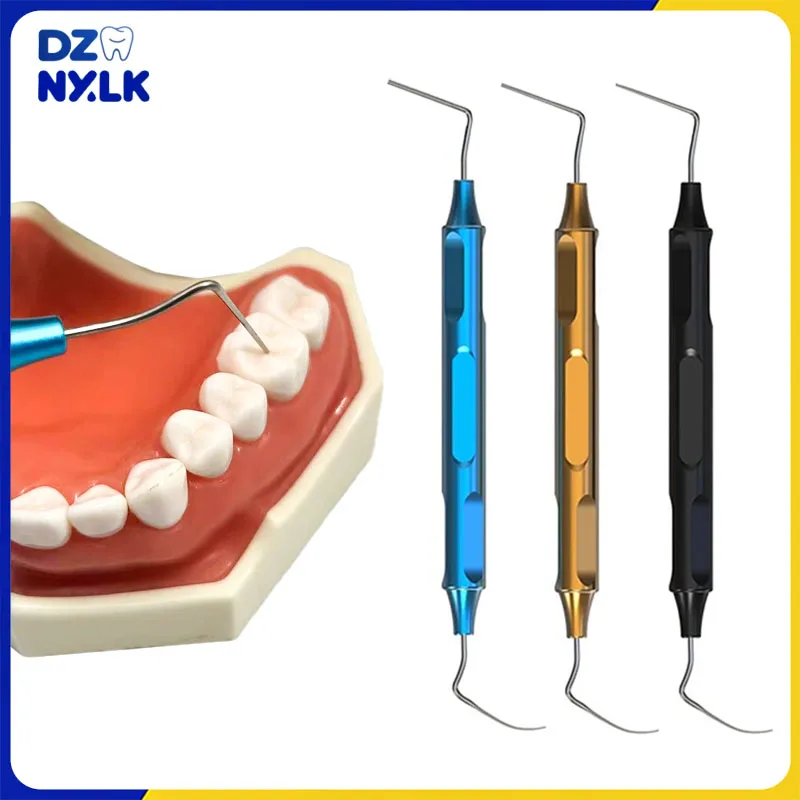Dental Endodontic Hand Plugger NiTi/Stainless Steel Tip Oral Root Canal Filler Vertical Presser Device Dentistry Instrument Tool
