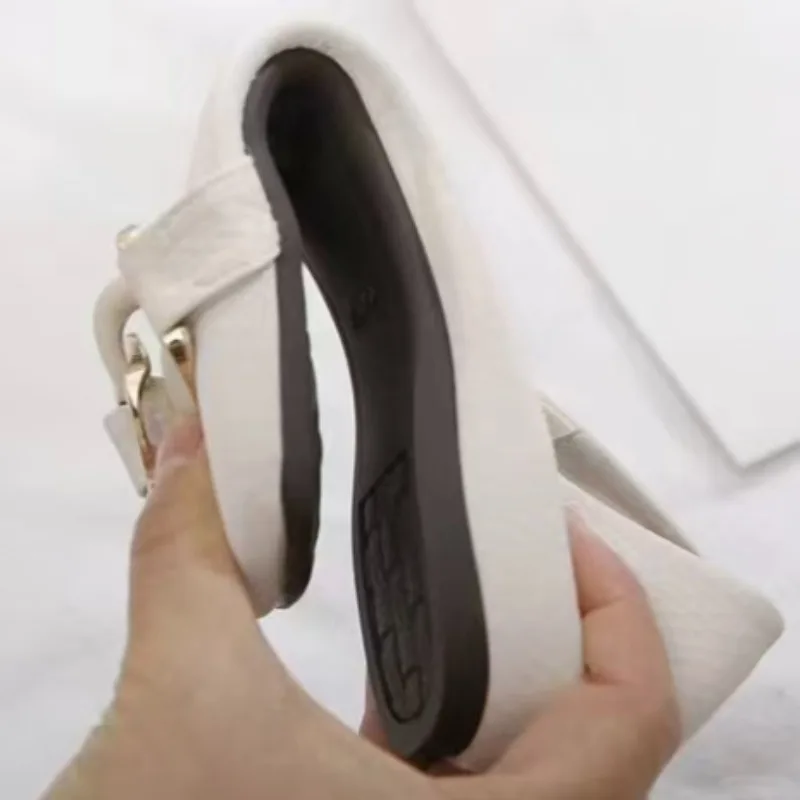 المتسكعون الأسود للربيع والصيف المرأة حذاء مسطح مربع الرأس النساء أحذية عمل مريحة الانزلاق على الأحذية حجم كبير 41 #4