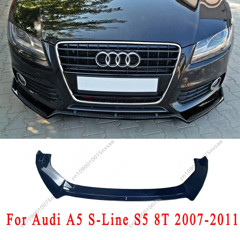 Для Audi A5 S-Line S5 8T Pre-Facelift 2007-2011 Автомобиль Foront Бампер Губный Спойлер Сплиттер Передний Бампер Губа Подбородок Канады Тюнинг Для Audi A5 S-Line S5 8T Pre-Facelift 2007-2011 Автомобиль Foront Бампер Губный Спойлер Сплиттер Передний Бампер Губа Подбородок Канады Тюнинг