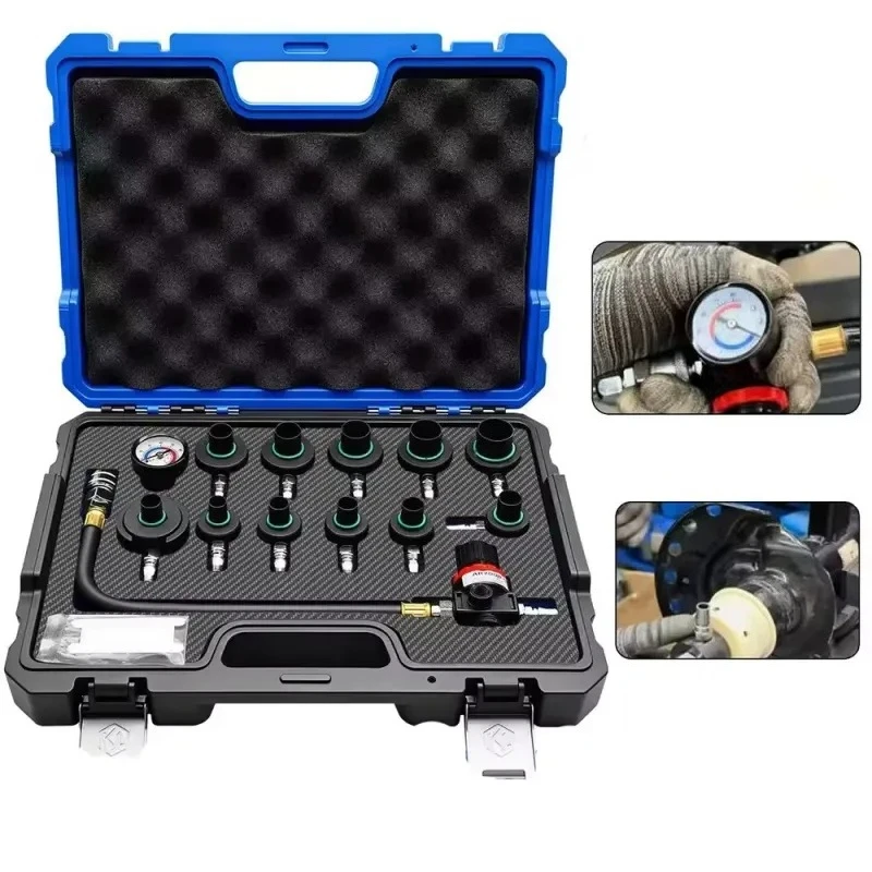 Shock Absorber Nitrogen Charging Tool Kit Suspension Pressure Gauge Tester Regulator Fit for Motorcycle Car ATV UTV