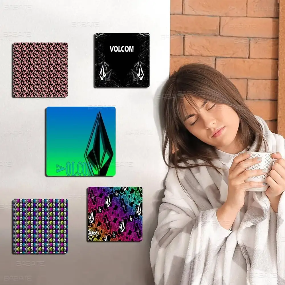 V-Volcom LOGO Fashion Magnet Products Personalized Sublimation Fridge Refrigerator Magnets for Kitchen