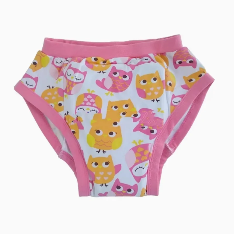 

ABDL Adult Baby Training Pants Pink Shorts Cotton Underweaer Cloth Diapers Panties Printed Nappy For Adult Reusable Briefs