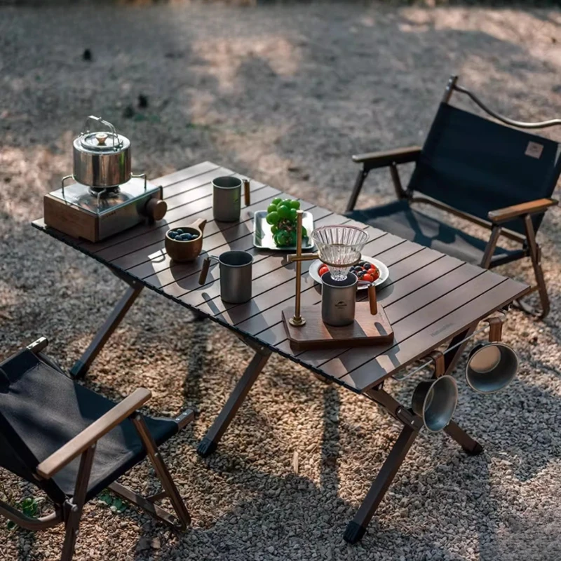 

Lounge Nordic Outdoor Table Portable Black Camping Dining Outdoor Table Backyard Garden Mobili Da Giardino Per Esterno Furniture