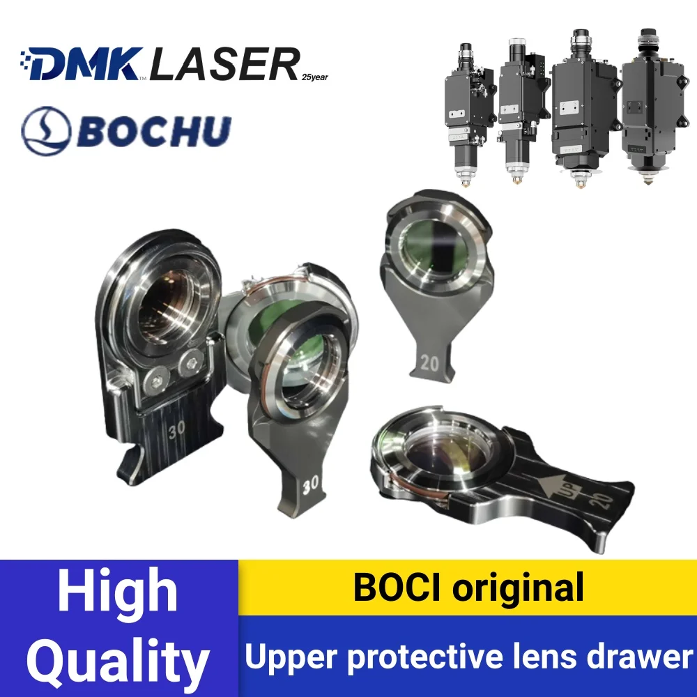 BOCHU Original Laser Cutting Head Upper Protective Lens Assembly Windows base for BOCI laser cutter gun BLT682H/BLT682MA/BLT683H