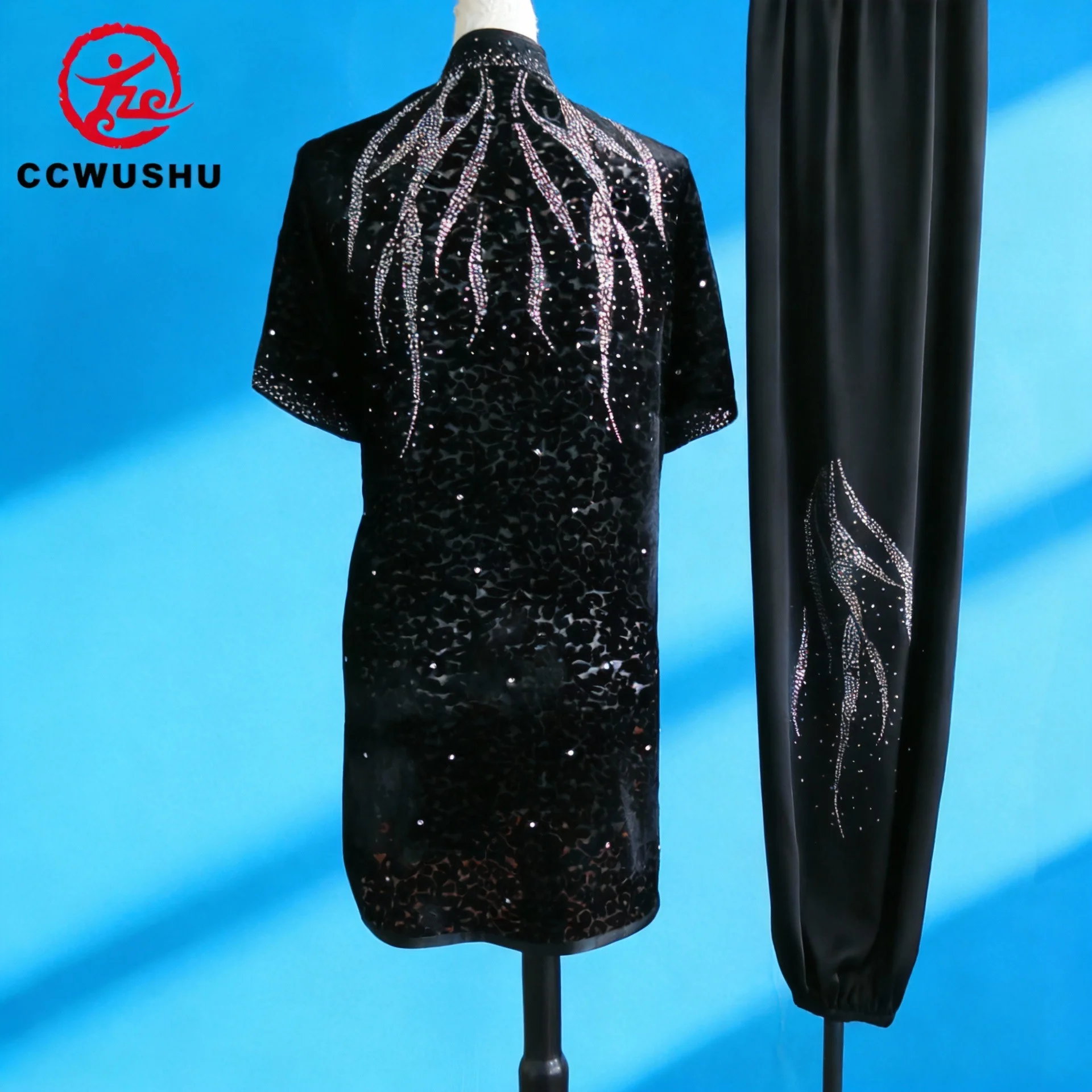Chinesische Kung-Fu-Kostüme, Wushu-Kleidung, Changquan-Uniform, Kampfkunst-Wettkampfkleidung, bestickte Kungfu-Taolu-Kleidung, CCWUSHU – Detail 7