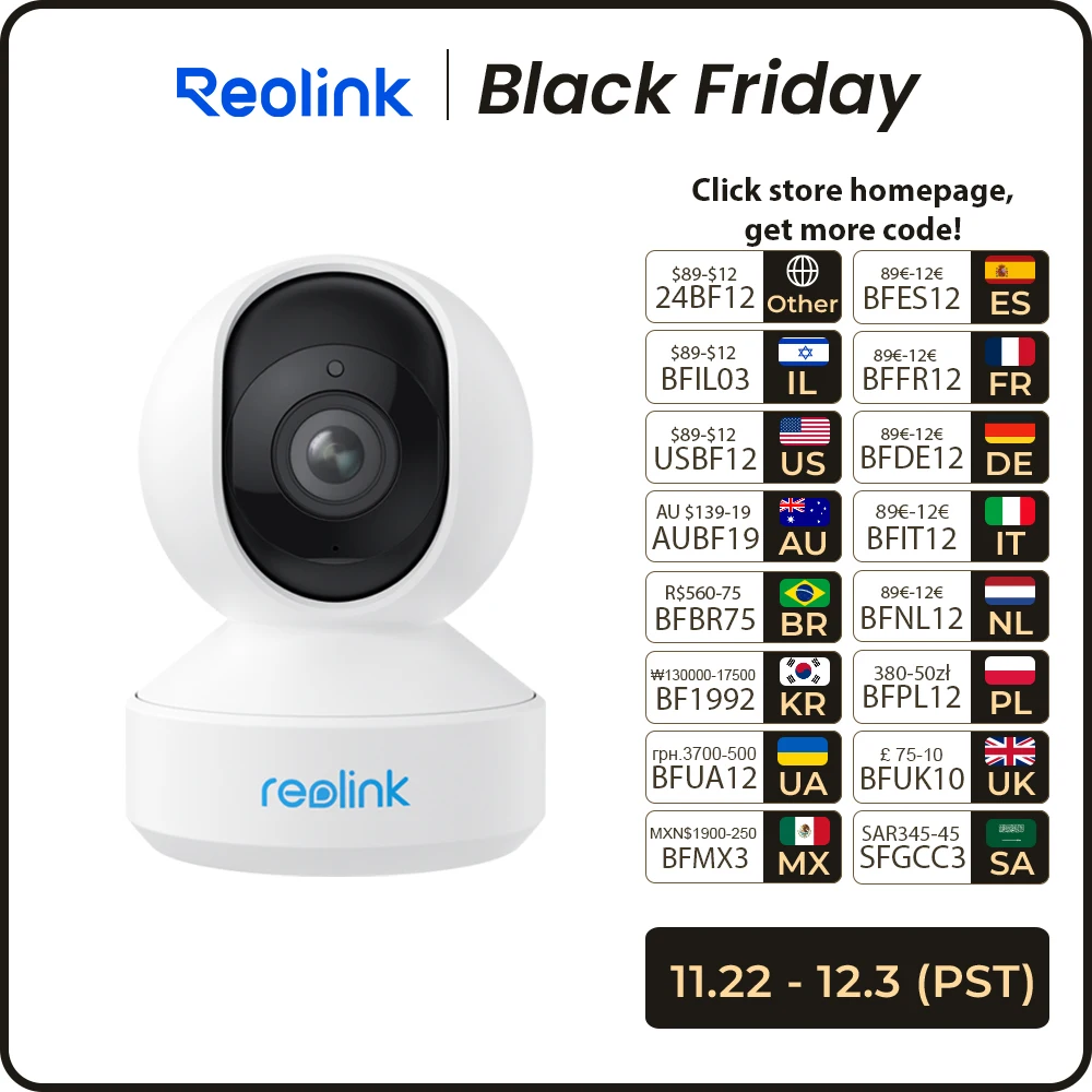 Reolink E1 Series 5MP WiFi IP Camera 2.4G/5G Wireless Indoor Baby Monitor PT Zoom Security Cam 2-way Audio Surveillance Cameras