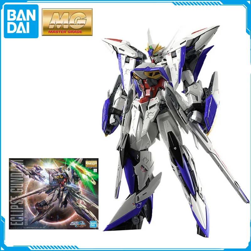 

In Stock Bandai MG 1/100 MOBILE SUIT MVF-X08 Eclipse Gundam Original Anime Figure Model Toys Action Collection Assembly Doll Pvc