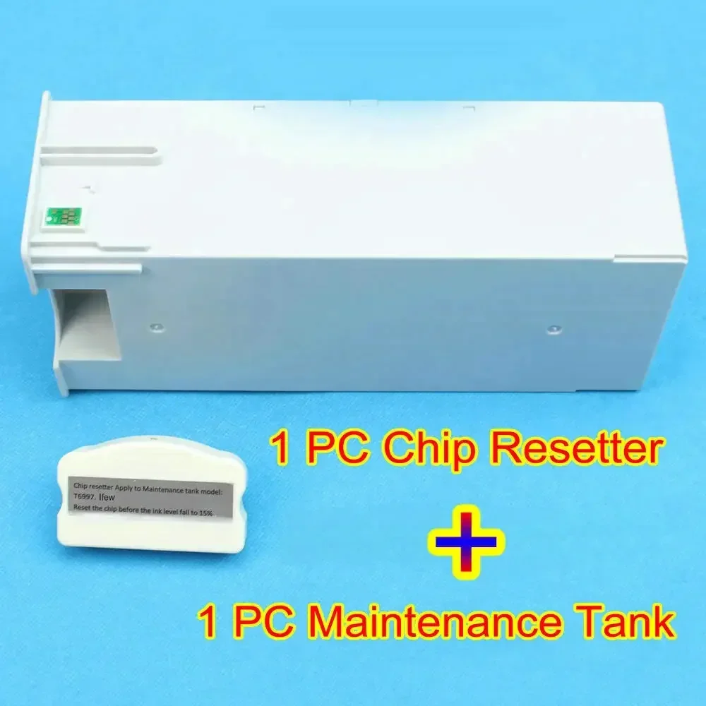 

T6997 Waste 2 in 1 Ink Tank Box Chip Resetter Set Kits for Epson P6000 P7000 P8000 P9000 T3400 T5400 P7500 P9500 Tank Resetter