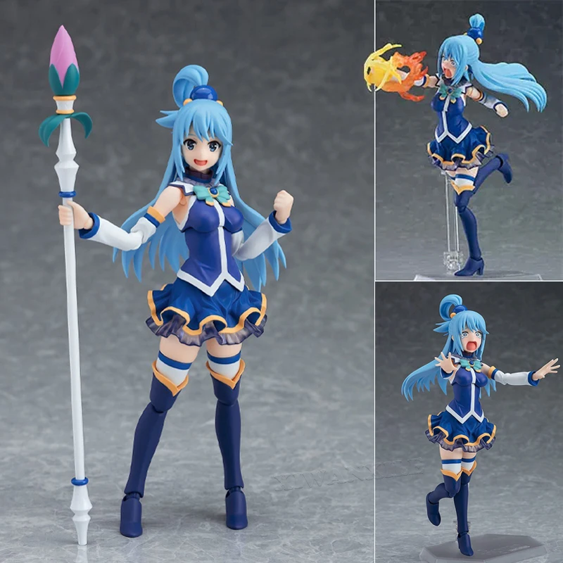 Figma # Figura de Anime de Chica Acuática KonoSuba 2, 399 # Figura de Acción Megumin 407, Figura de Colección Ford Lalatina, Muñeca de Juguete