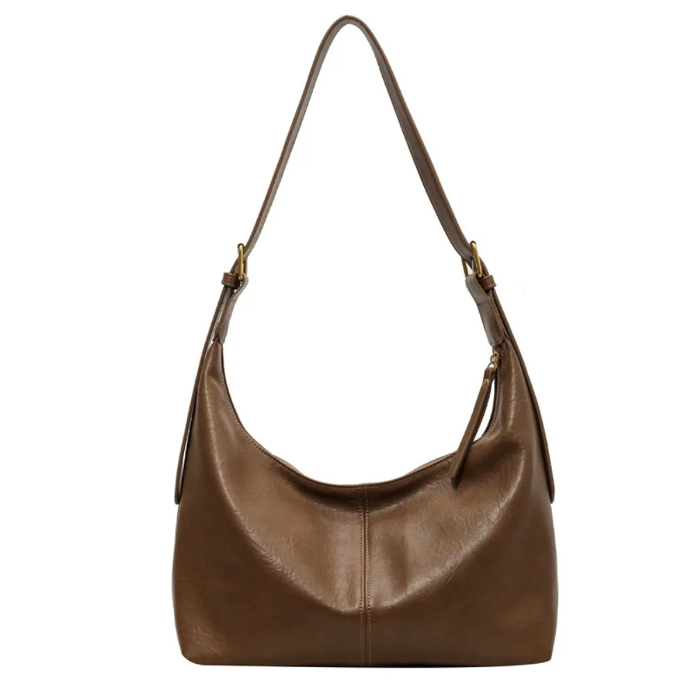 

Милая сумка-тоут из искусственной кожи в корейском стиле в стиле ретро, однотонная сумка-тоут, большая вместительная сумка из искусственной кожи, сумки для девочек