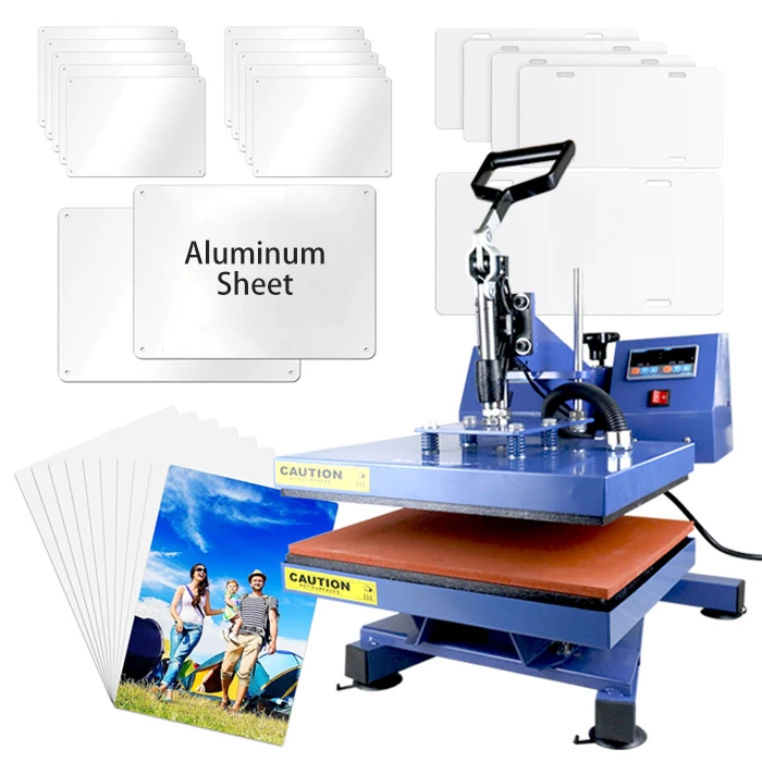 

Wholesale High Quality Aluminum Panels Hot Press Machine Big Size Sublimation License Plate Heat Transfer Printing Machine
