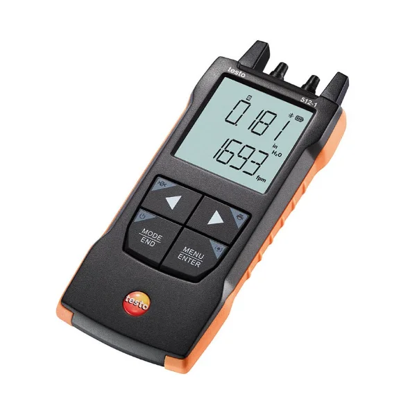 

New Genuine Testo 512-1 - Digital Differential Pressure Measuring Instrument with App Connection