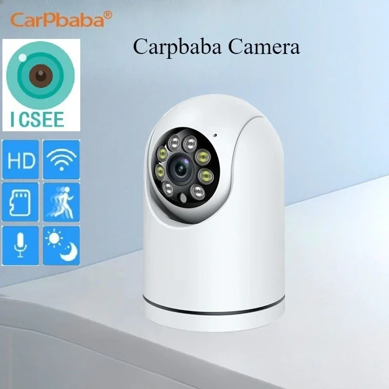

Самопроизводительная камера ICSEE 2 МП WIFI HD Беспроводная цветная камера ночного видения 360° ° Вращающаяся камера наблюдения для обнаружения человека, умный дом