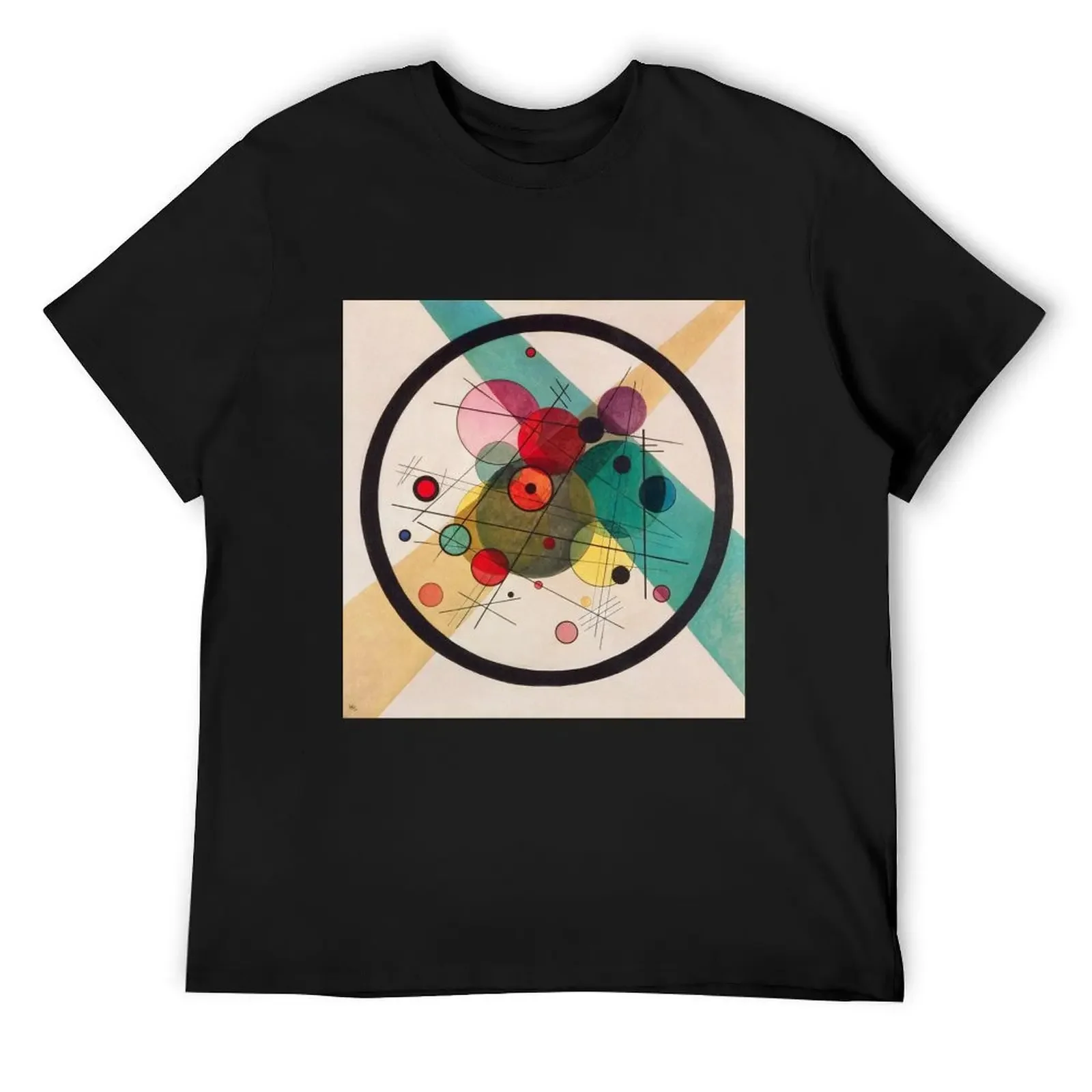 wassily kandinsky T-Shirt cheap stuff rapper graphic tees summer clothes men t shirts high quality