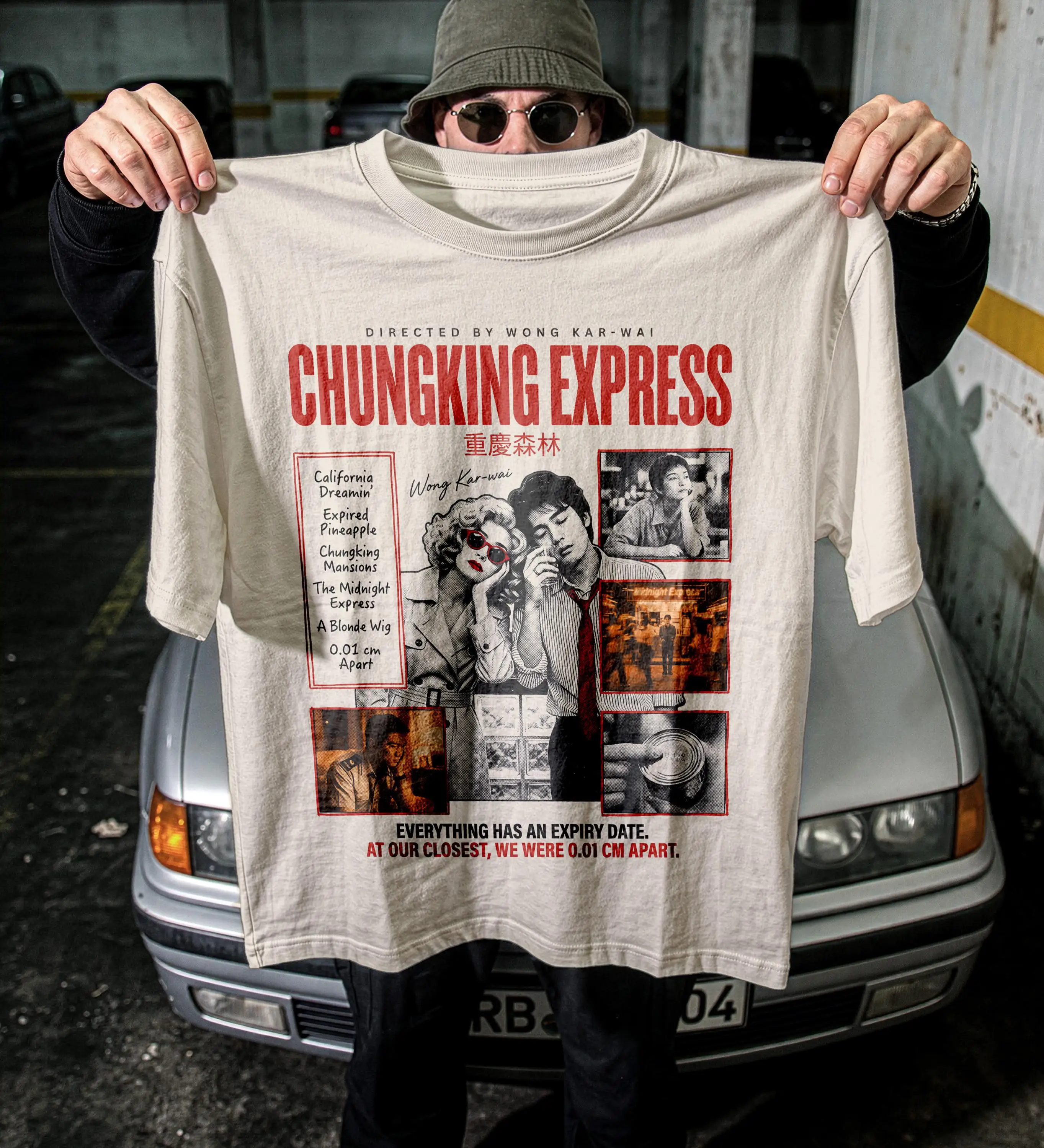 Summer Women's Vintage Chungking Express T-shirt  Streetwear Oversized Loose Casual Short Sleeve Suitable for All Seasons