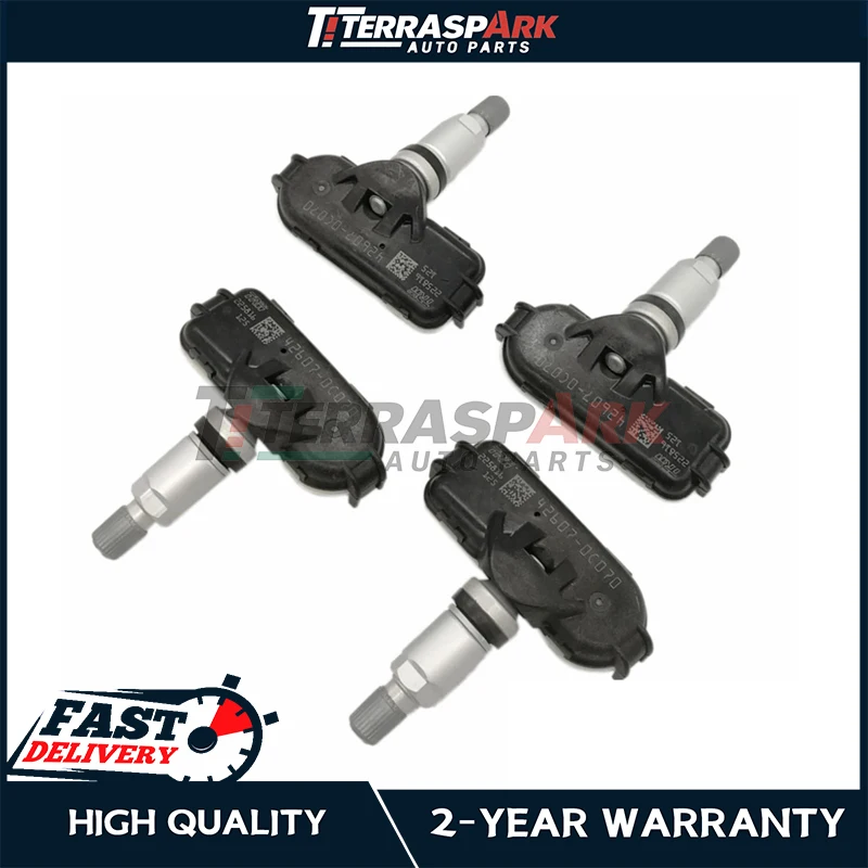

315MHZ 426070C070 4Pcs TPMS 42607-0C070 Tire Pressure Sensor Alarm for Toyota