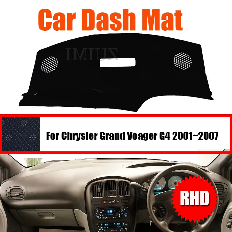 ZUIMI Dashboard Cover Dash Mat Dashmat Dash Board Cover Pad Sun Shade For Chrysler Grand Voager G4 2001~2007 LHD RHD