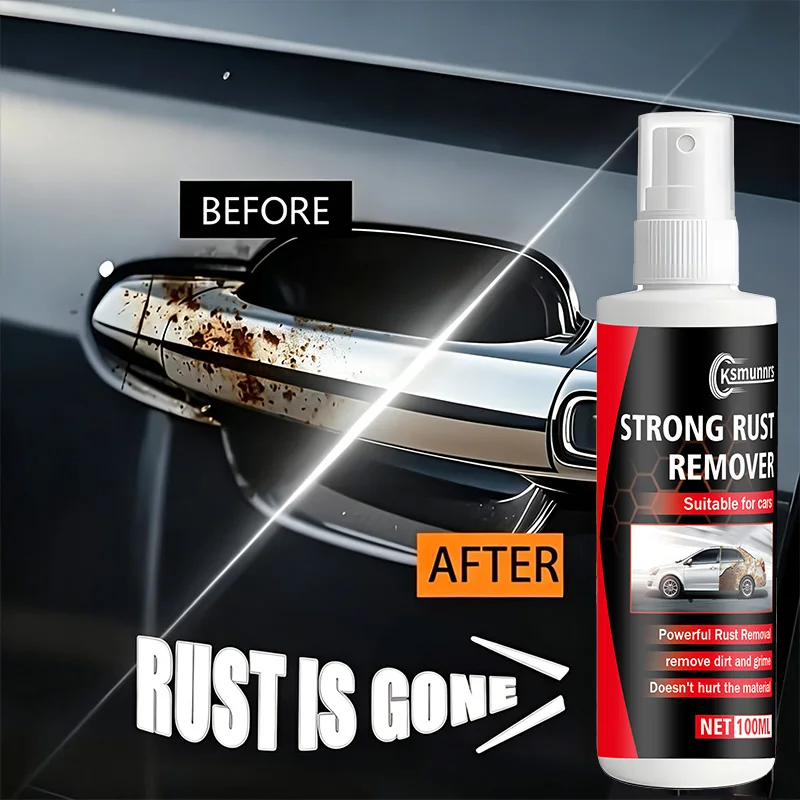 Powerful Fast Metal Rust Removal Protection Spray - Strong Penetration Dissolves Rust, Polishing And Renewal, Suitable for Home
